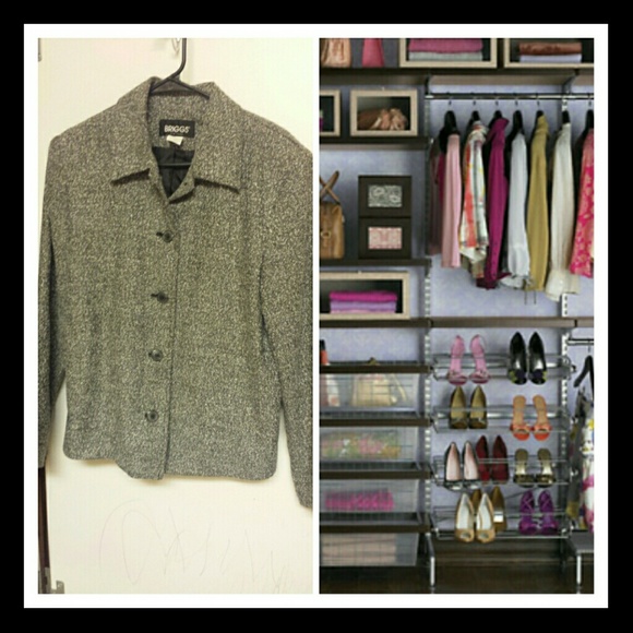 Beautiful Salt and Pepper Blazer By Briggs