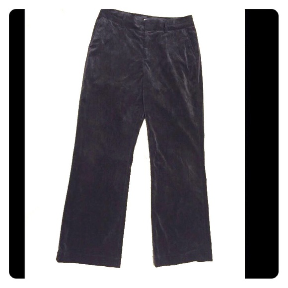 Coldwater Creek Black Corduroy Slacks