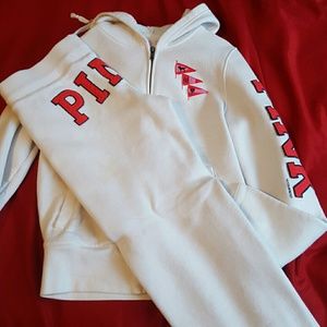 VS Hoodie and Capri sweat suit.