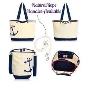 Thirty-One Canvas Crew with Rope Strap