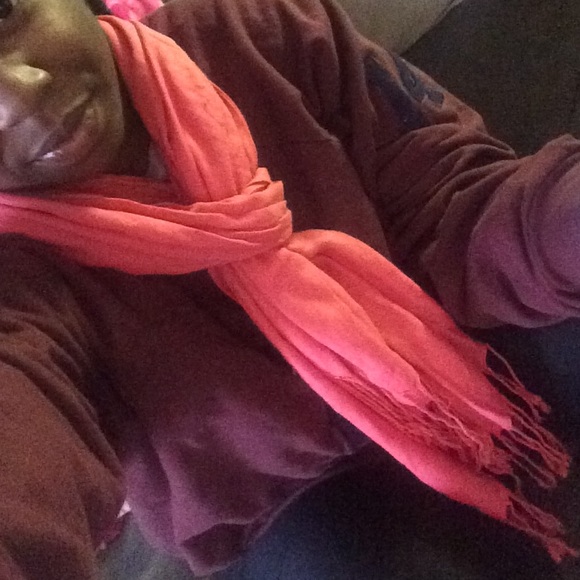 Pink scarf