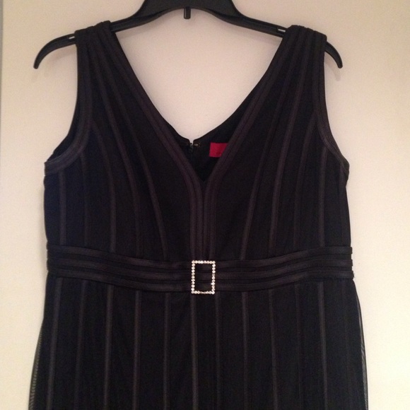 Black evening gown