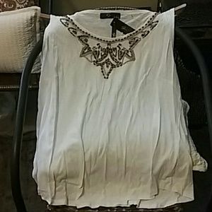 Womans tank top white