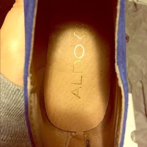 Aldo blue booties