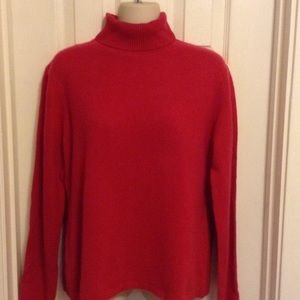Pretty hot pink/red cashmere sweater