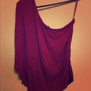 Express one shoulder shirt