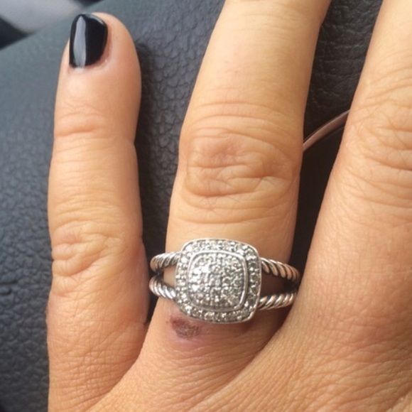 FIRM PRICE! 💎 David Yurman 💎 Diamond Pave Ring - Picture 2 of 4