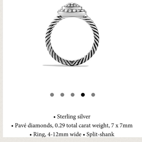 FIRM PRICE! 💎 David Yurman 💎 Diamond Pave Ring - Picture 4 of 4
