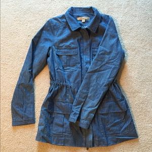 Light weight Jean utility jacket