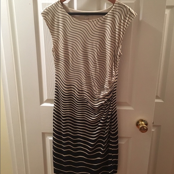 Side-Rushed Sheath Dress