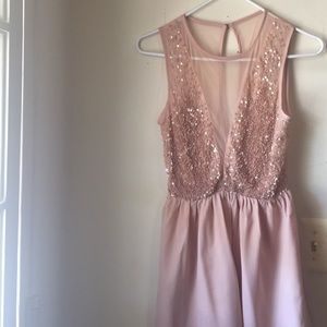 Blush pink forever 21 dress