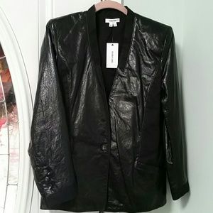 New W/Tags Helmut Lang Fitted Leather Jacket