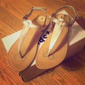 Girls Gold Sandal