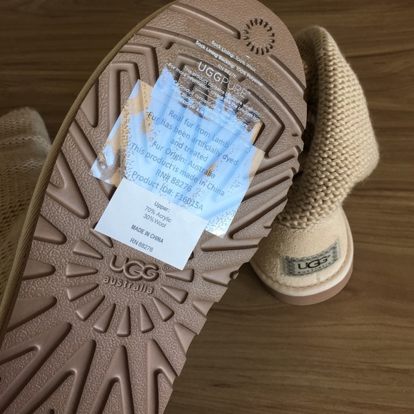 ❌❌SOLD❌❌ Brand New UGG Pure Wool Sock Boots, Sz.7 - Picture 2 of 4