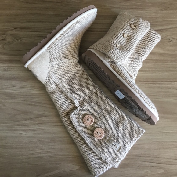 ❌❌SOLD❌❌ Brand New UGG Pure Wool Sock Boots, Sz.7 - Picture 3 of 4