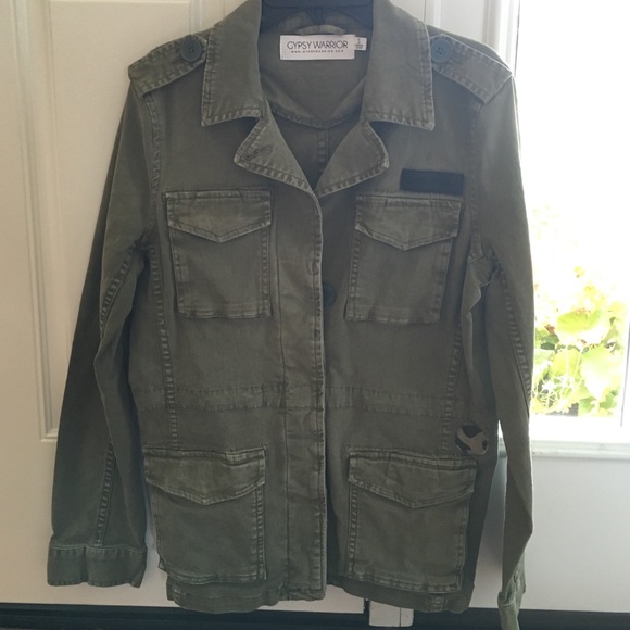 Olive green Jean jacket