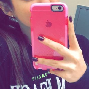 Pink iPhone 6 Plus tech 21 case