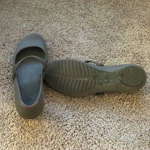 Crocs Mary Jane grey size 8