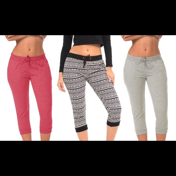 Capri length jogging pants