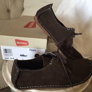 Clarks Original Faraway Field Dark Brown Suede