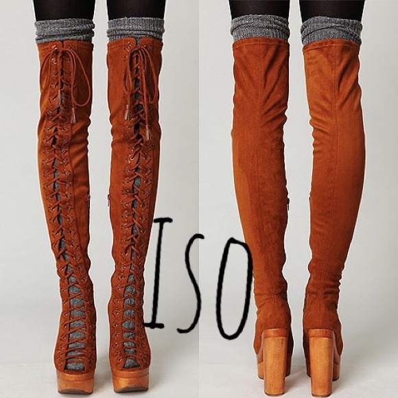 Iso Jeffrey Campbell Devandra Tall Lace Up Boots
