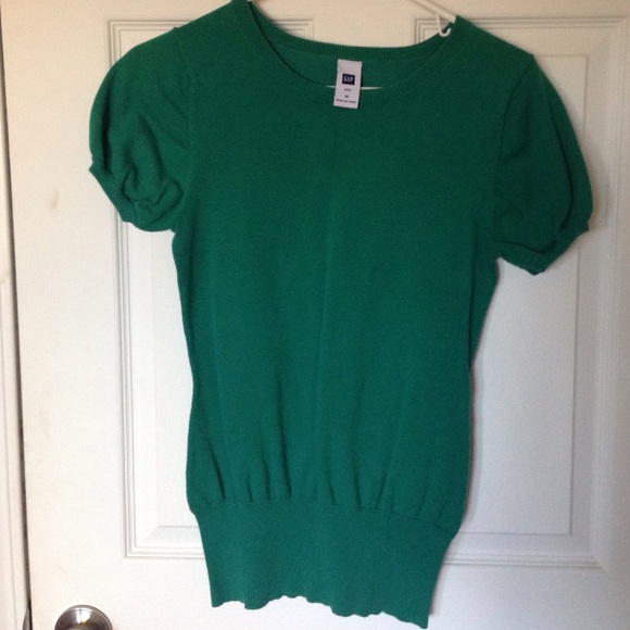 Green top great for casual Friday
