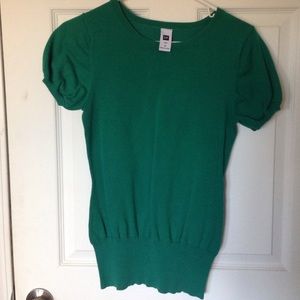 Green top great for casual Friday
