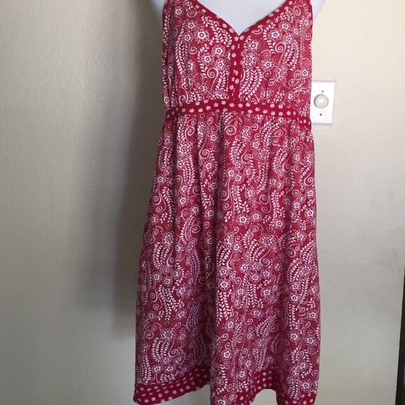 Spagetti strap red faded glory dress