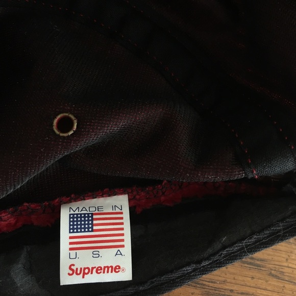 Supreme red corduroy hat - Picture 2 of 4
