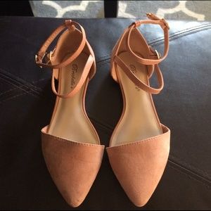 Ankle strap flats