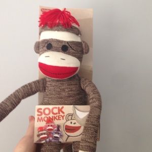 Original, never before opened Sock Monkey