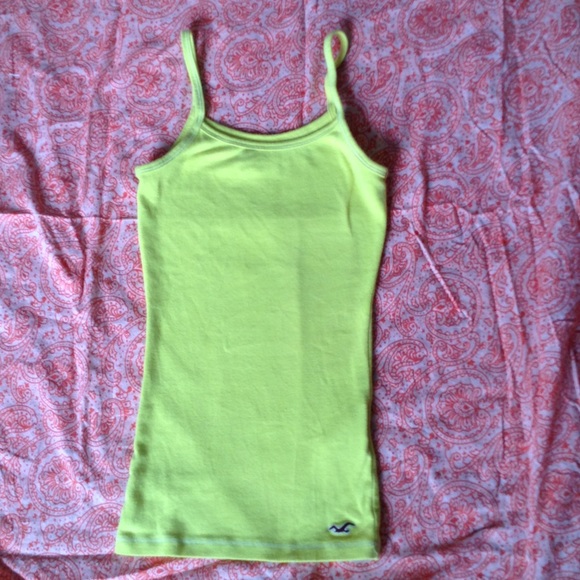 Yellow hollister tank xs