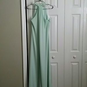 Mint green dress