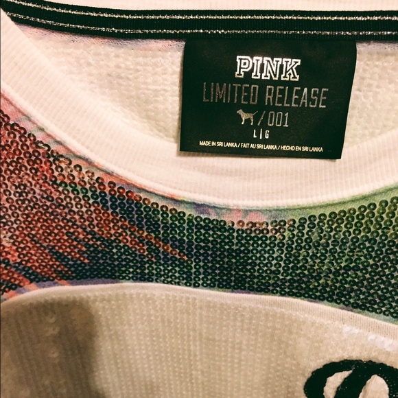 PINK limited edition sequin crew - Picture 2 of 4