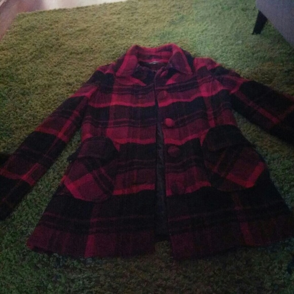 Plaid Peter Pan Coat