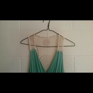 Forever 21 Lace Back Top