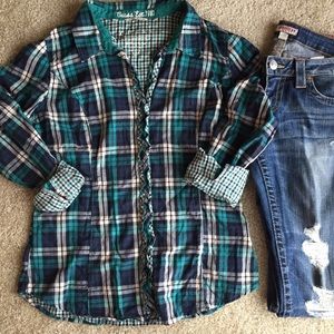 🌀Guess Plaid Shirt