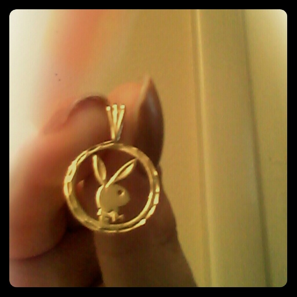 14 kt. Gold Playboy necklace charm