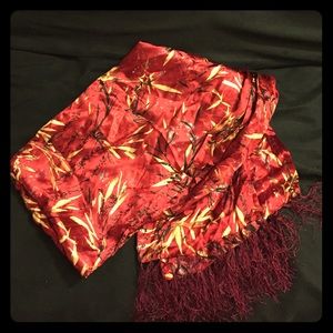 100% silk scarf