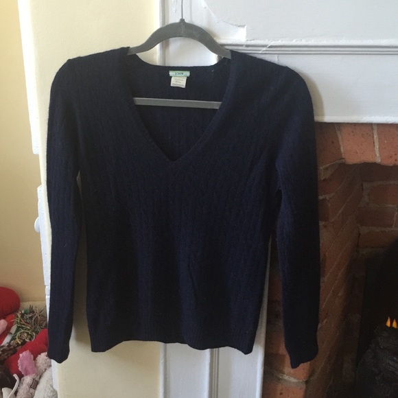 👯HP 2/19👯 Jcrew cashmere cable knit sweater - Picture 2 of 4