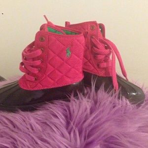Beautiful girls polo boots for kids