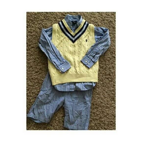 Three piece polo set for kids