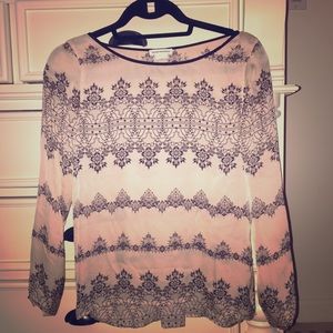 100% silk Club Monaco blouse!