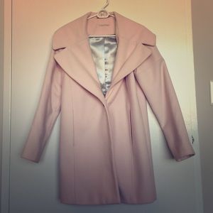 Calvin Klein Pink Cocoon Coat