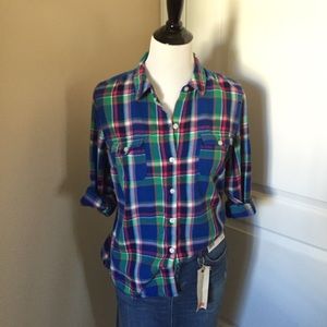 Old Navy Flannel Button Down Shirt