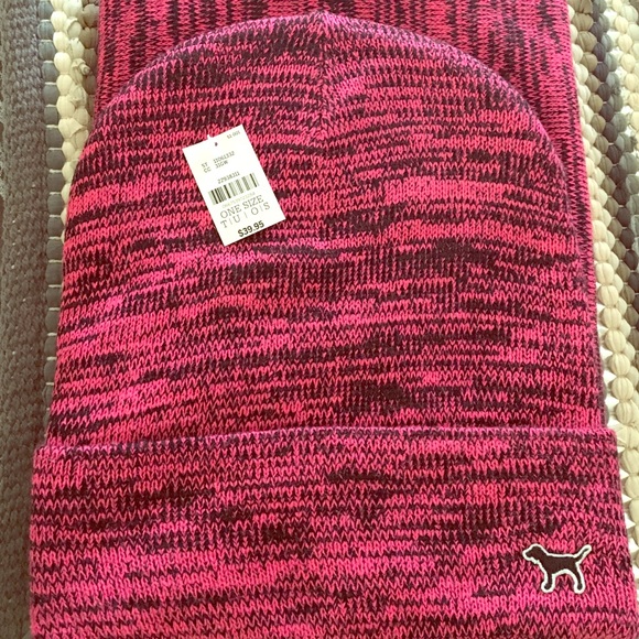 Victoria Secret hat and scarf set