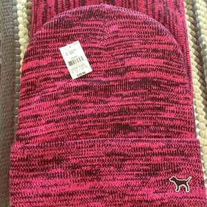Victoria Secret hat and scarf set