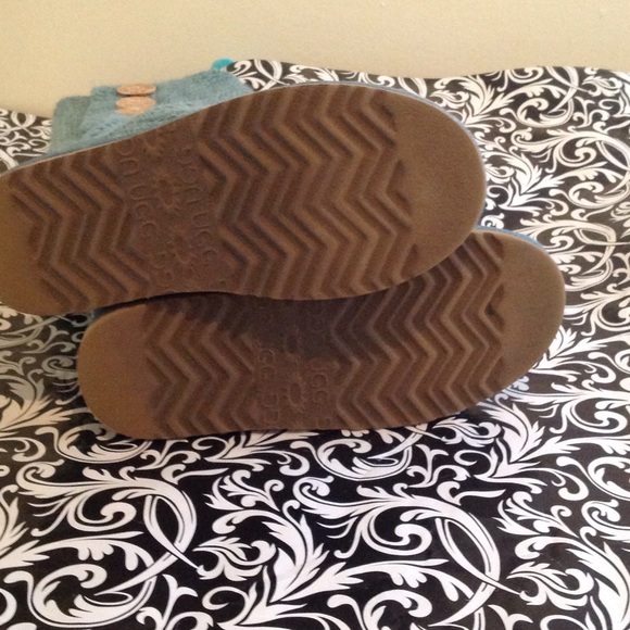 ‼️SOLD‼️Uggs (light blue, knitted) - Picture 4 of 4