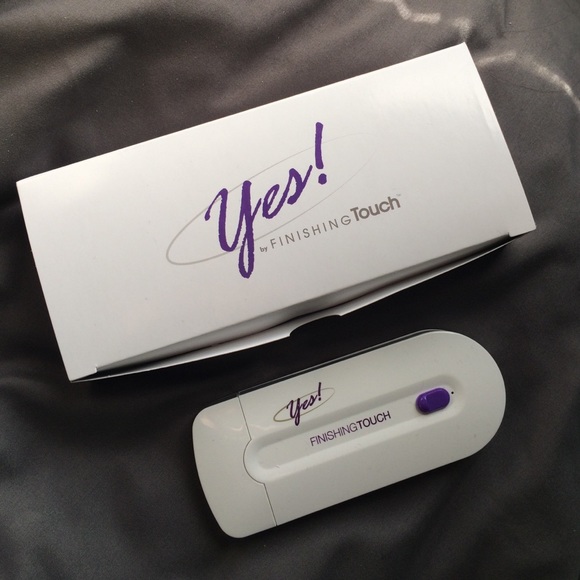 Yes! By Finishing Touch Hair Remover (Pain less)