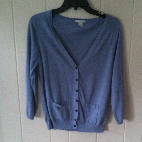 H&M slate blue cardigan